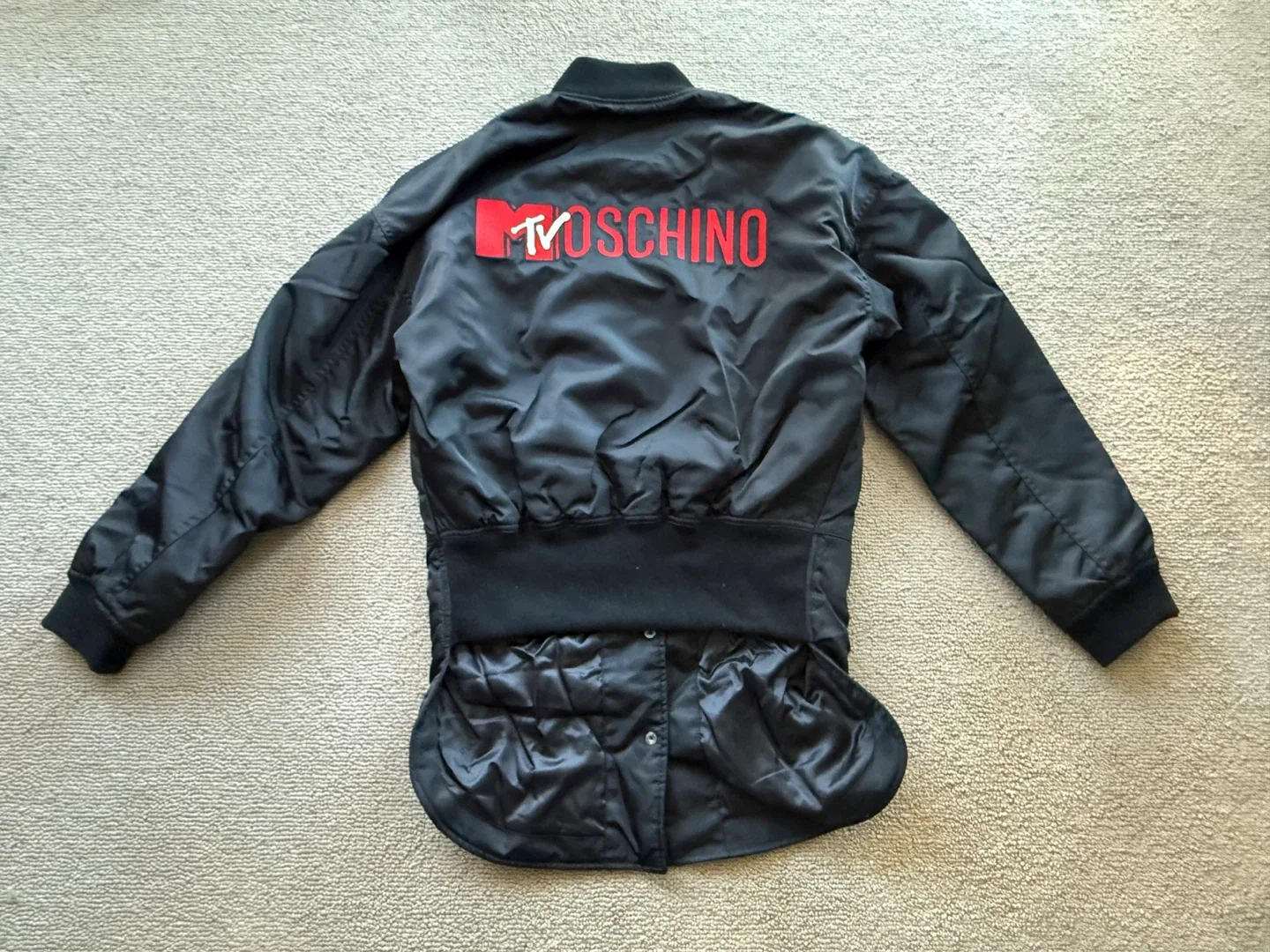 H&Moschino MTV Black Bomber Jacket - XS image indicator(2)