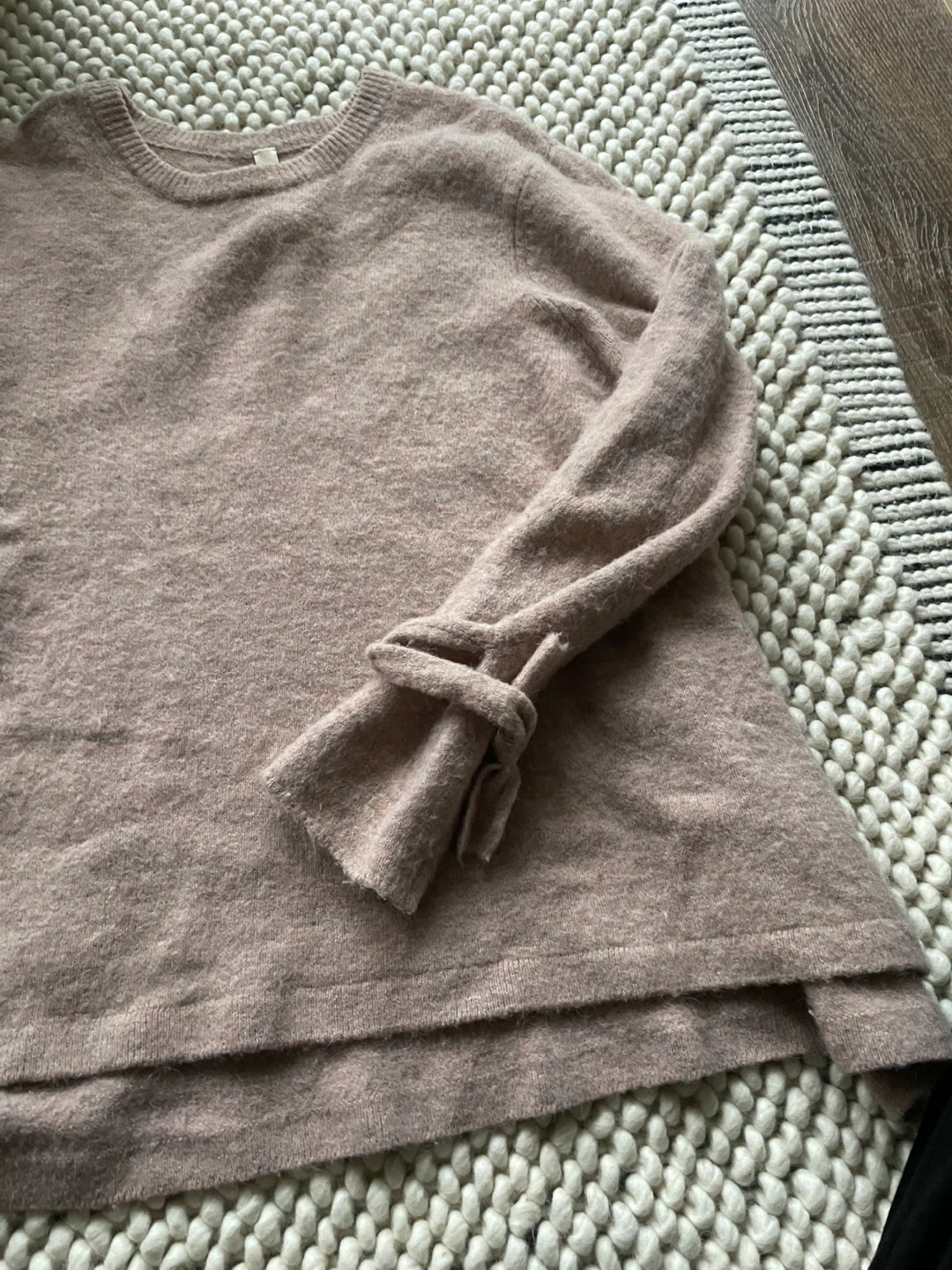 Babaton Sweater with Sleeve Ties -  Small Oversized - photo 3