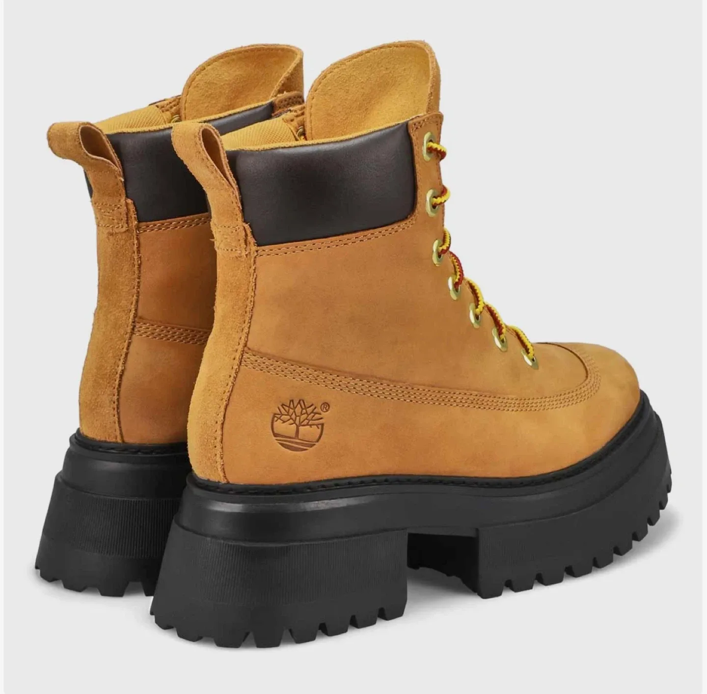 Timberland Sky 6 Inch Lace Up Boots In Wheat Nubuck thumbnail