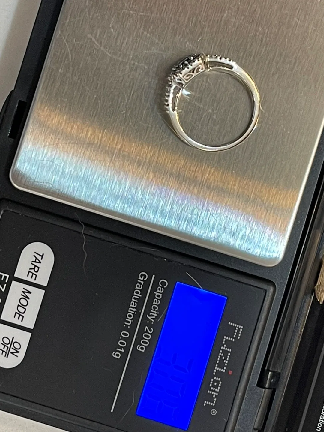 Diamond & Black authentic diamond Ring image indicator(3)