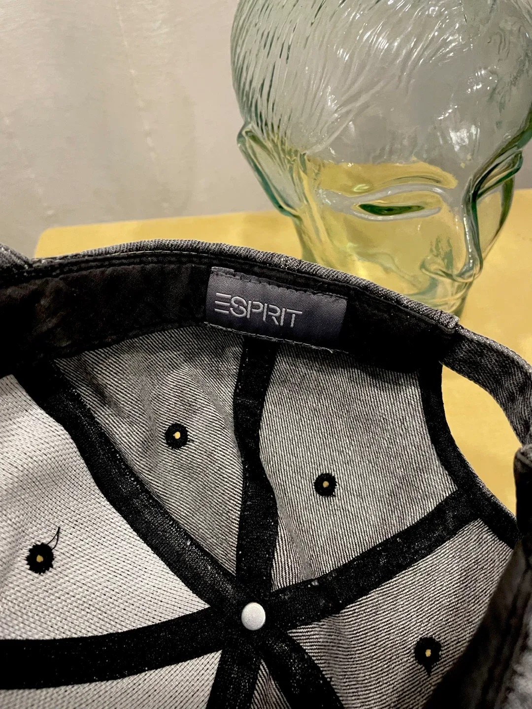 Vintage Esprit de Corp Denim Hat – Charcoal Grey image indicator(5)