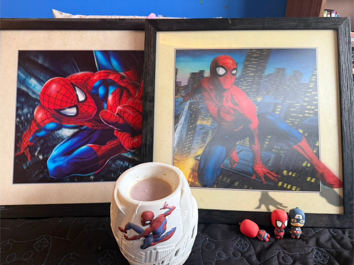 Spiderman Framed Wall Art & Wax Warmer