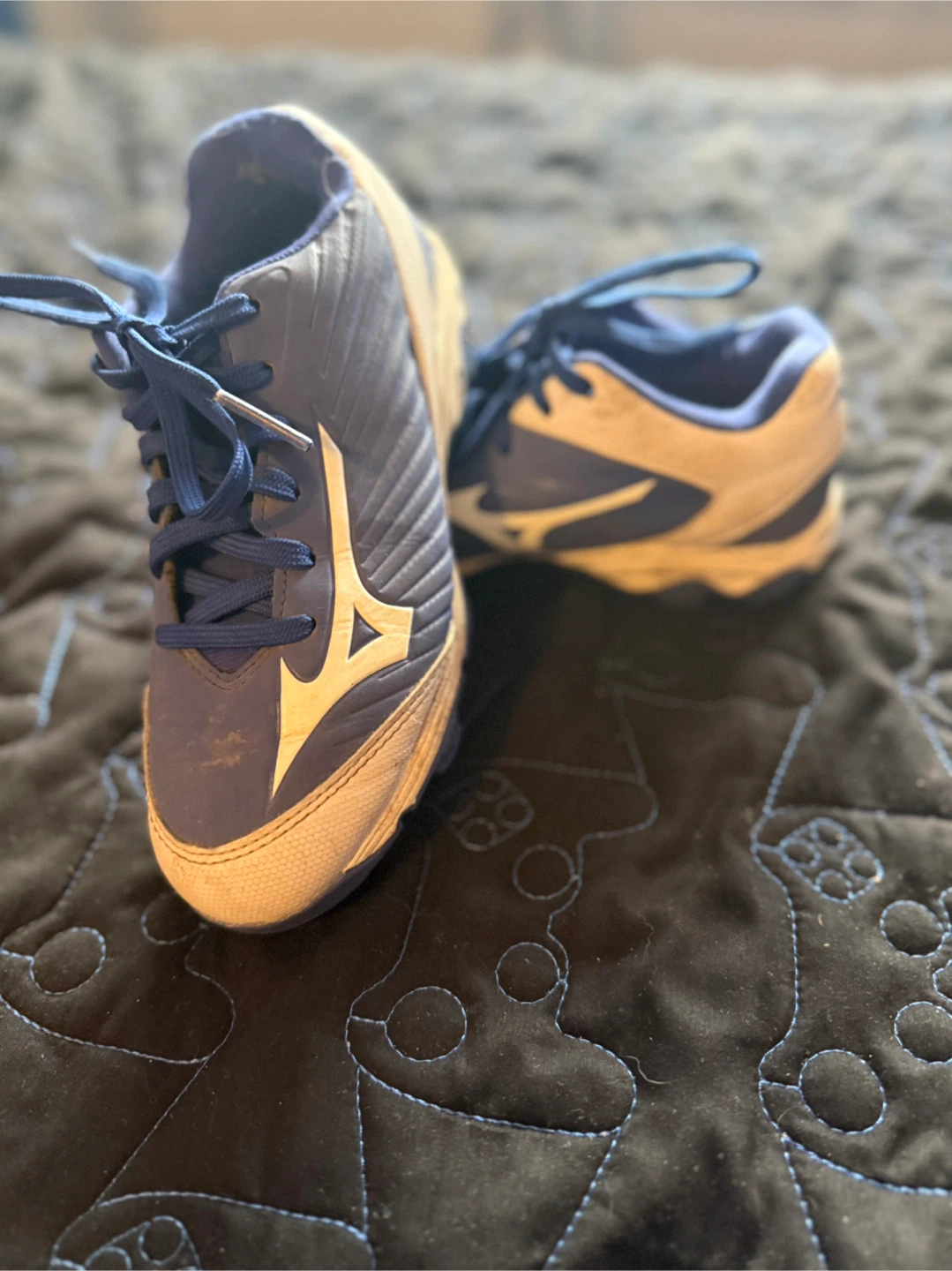 Mizuno Baseball Cleats - Blue & White