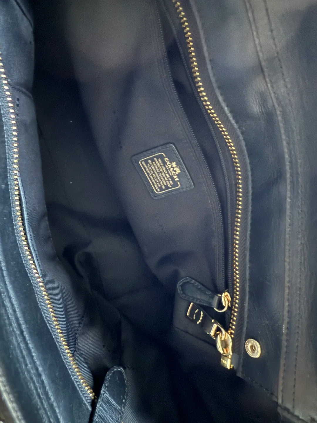 Coach Swagger Black Leather Satchel image indicator(3)