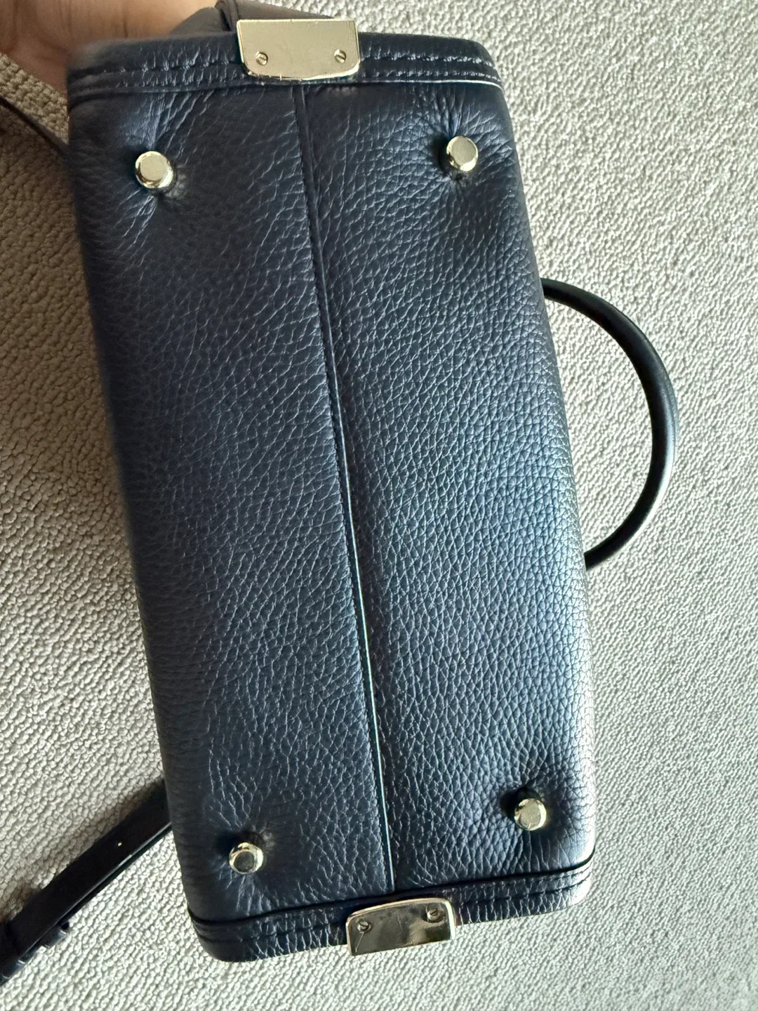 Coach Swagger Black Leather Satchel image indicator(4)