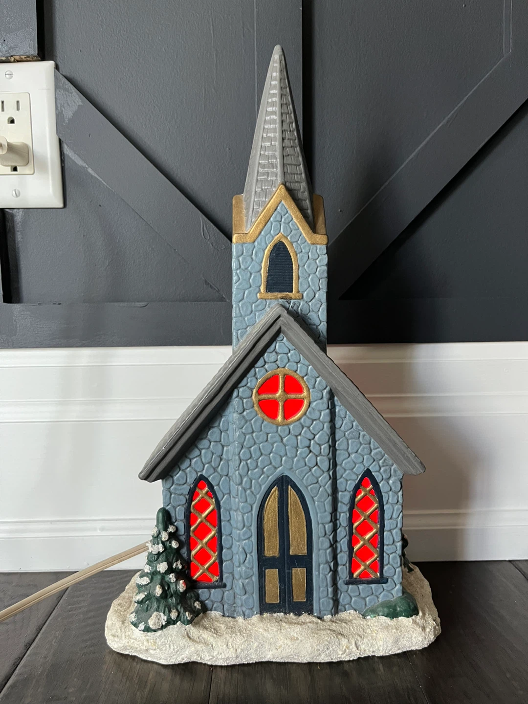 Vintage Lighted Church - photo 3