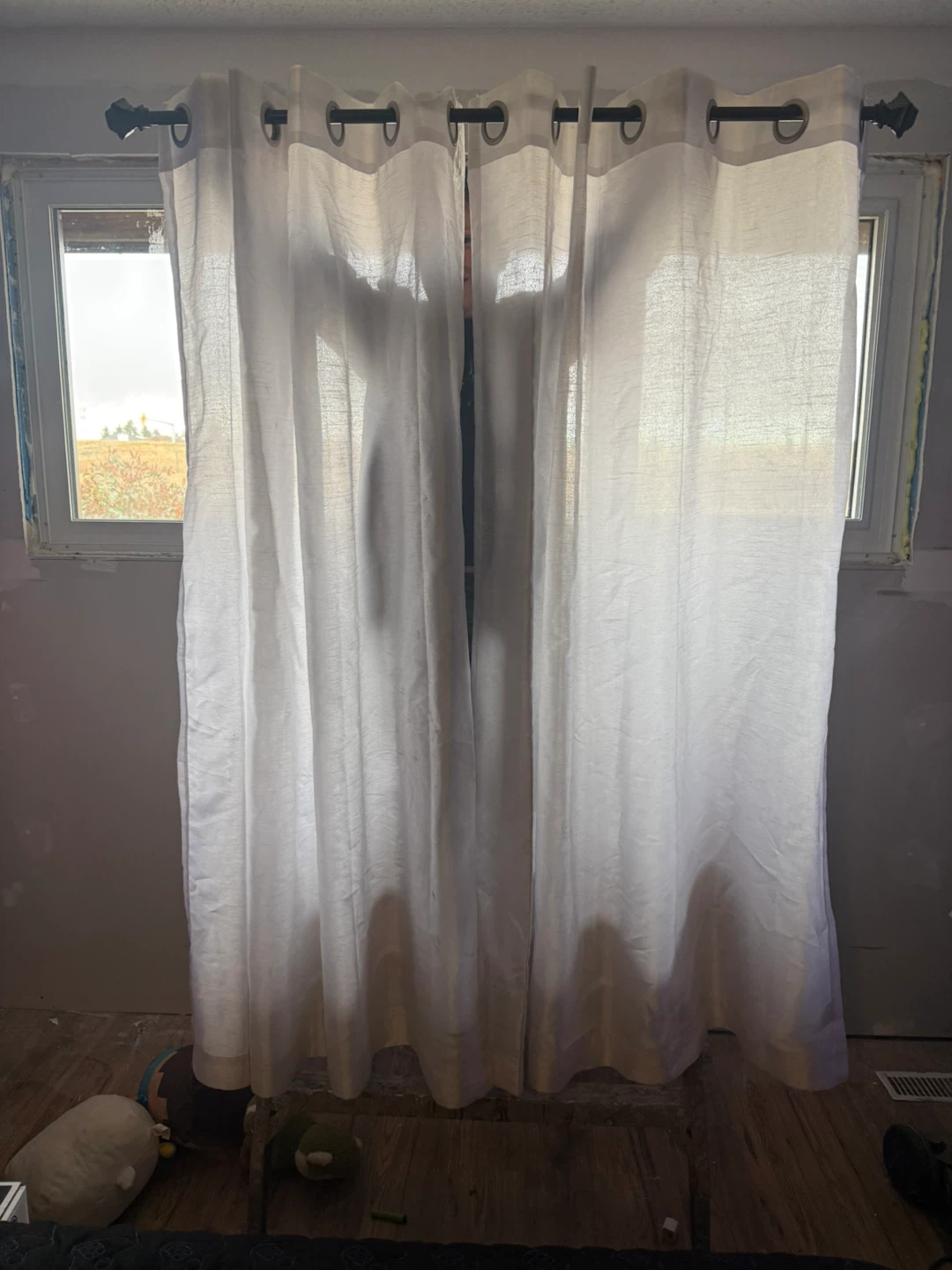 Sheer White Curtains
