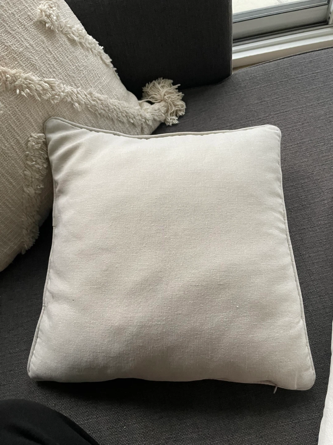 Decorative Throw Pillow - Blue & White Pattern - photo 4