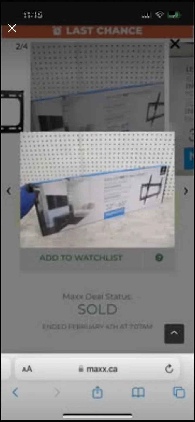 New New NUMOJO LED & LCD TILT TV WALL MOUNT 32"-65" image indicator(2)