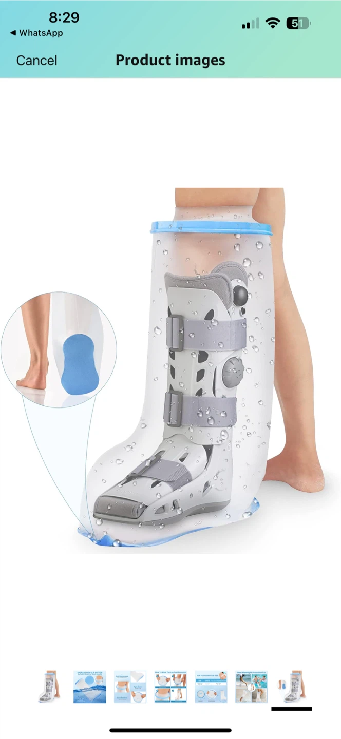 Waterproof Leg Cast Cover - photo 3