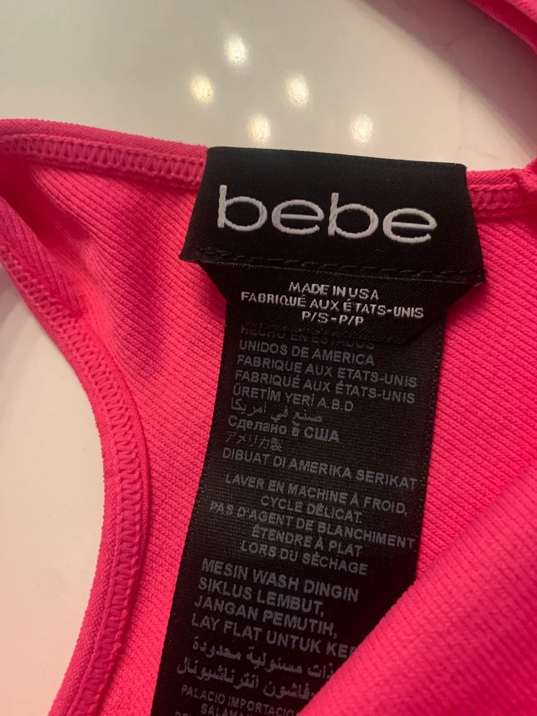 Bebe Pink Dress Size P/S image indicator(2)