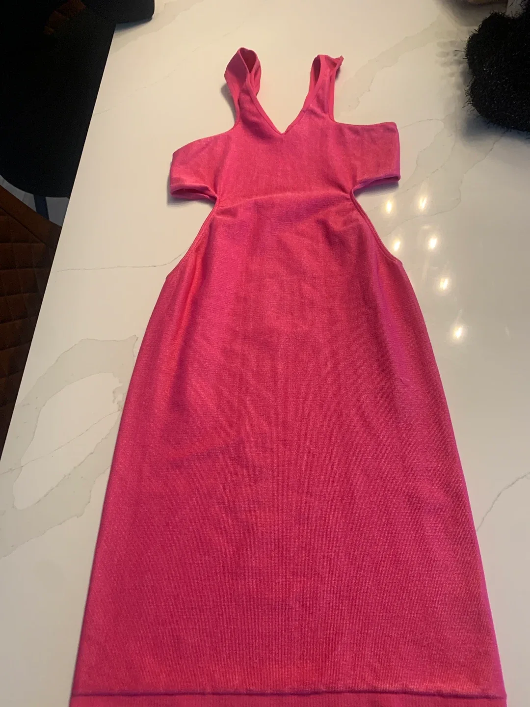 Bebe Pink Dress Size P/S image indicator(3)