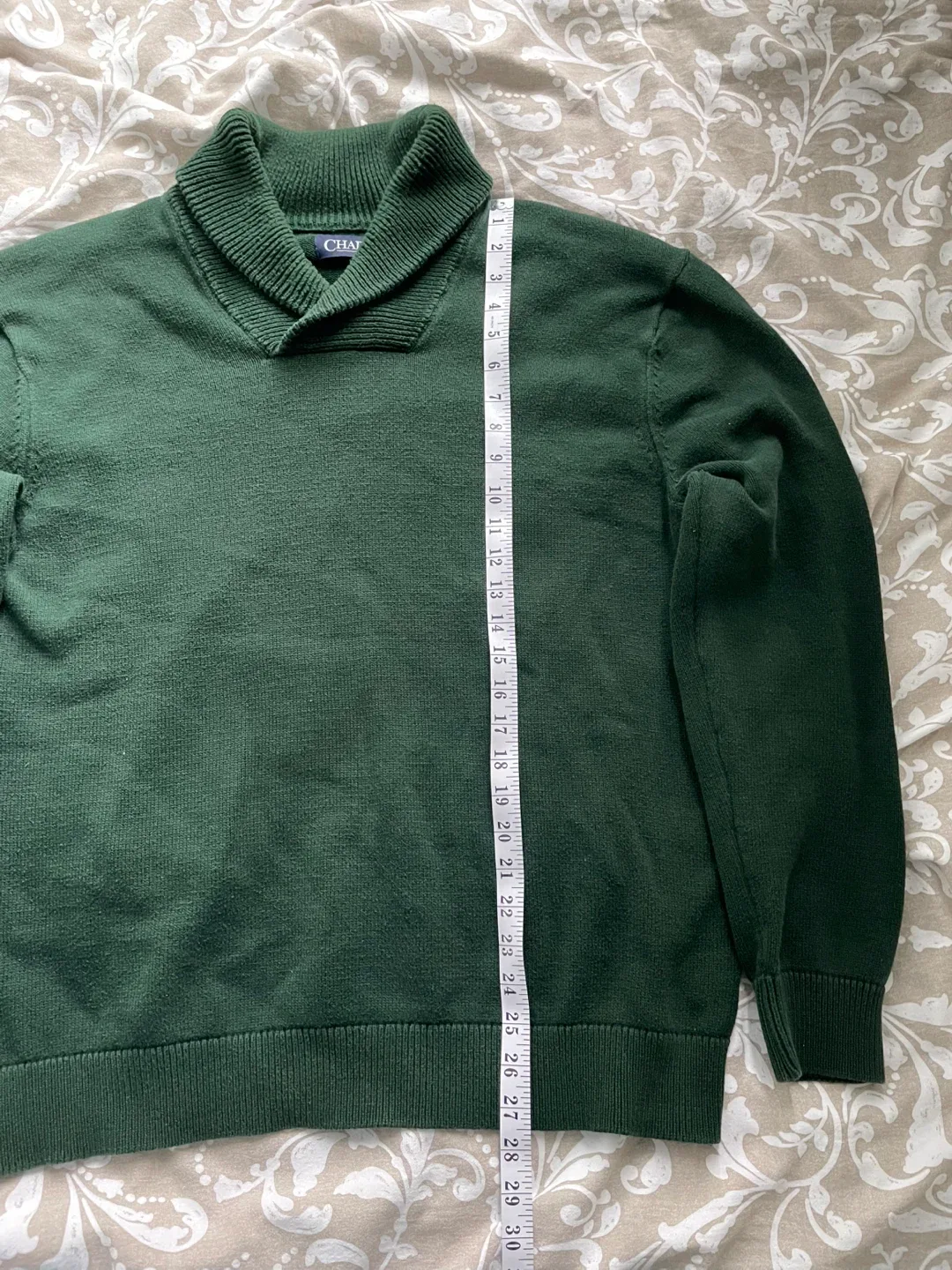 Chaps Shawl Collar Sweater - XL image indicator(5)