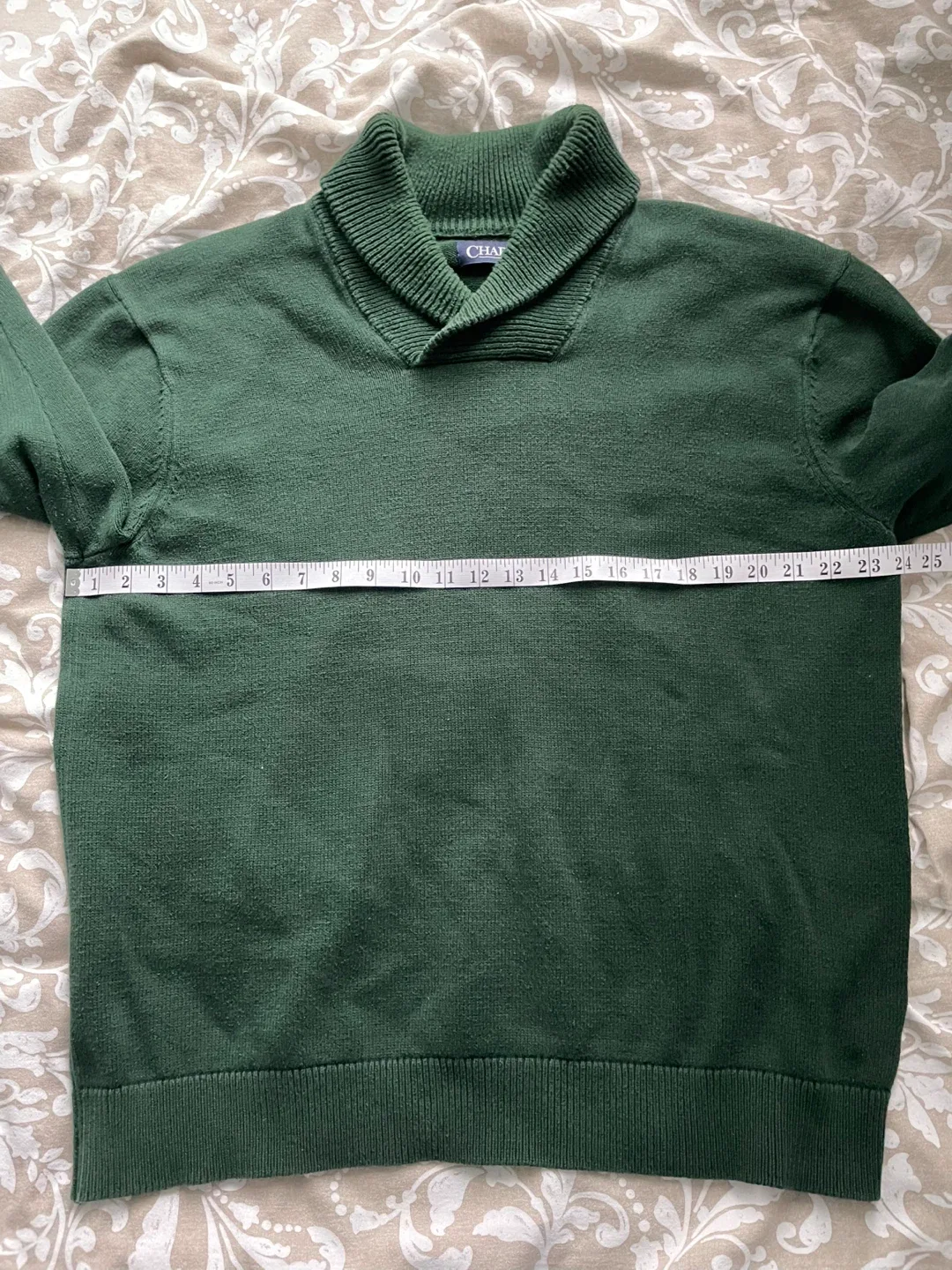 Chaps Shawl Collar Sweater - XL image indicator(6)