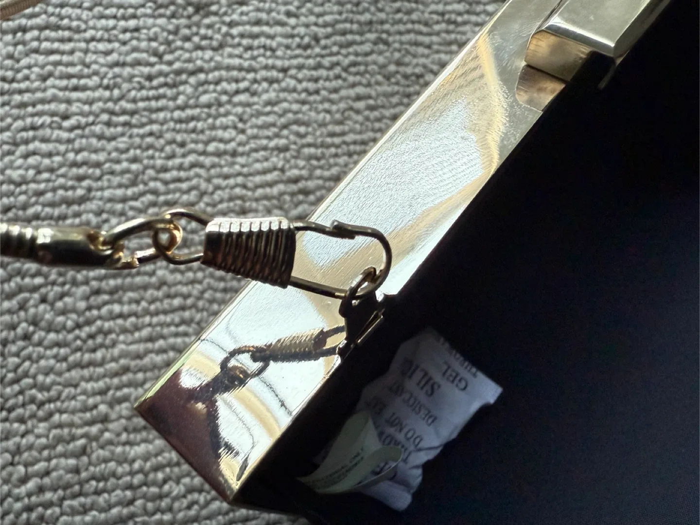 Gold & Black Clutch Purse image indicator(4)