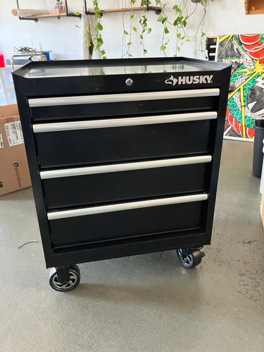 Husky Black Rolling Tool Chest - photo 2