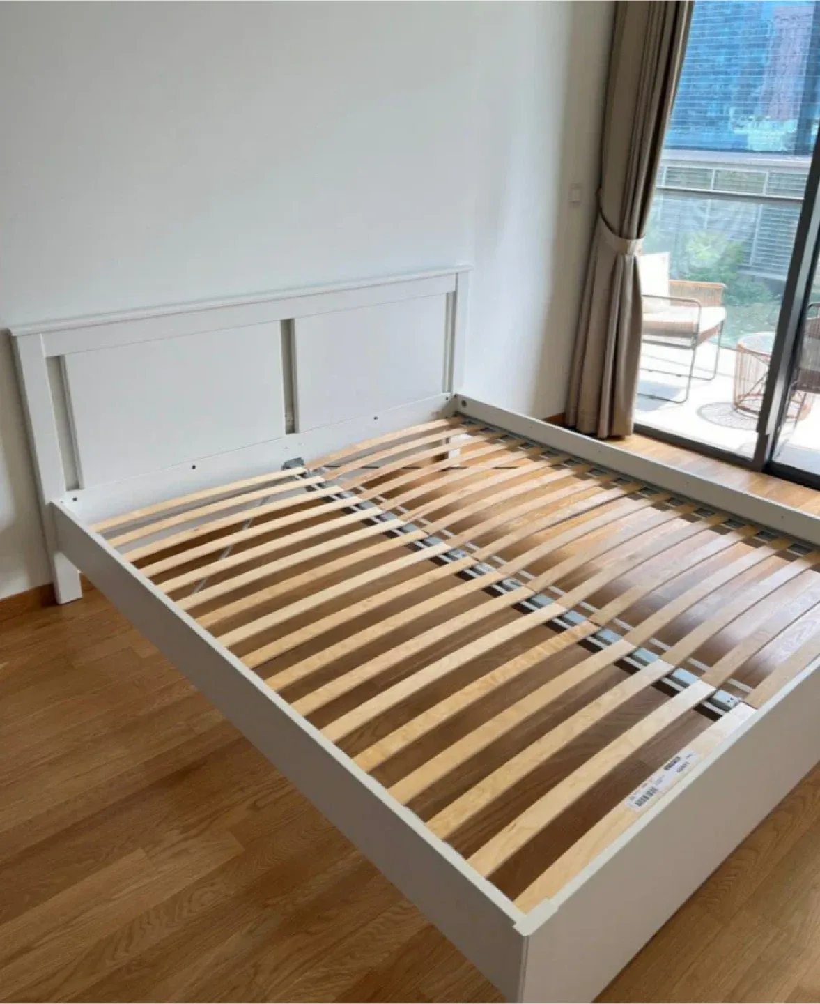 IKEA Songesand White Bed Frame Queen