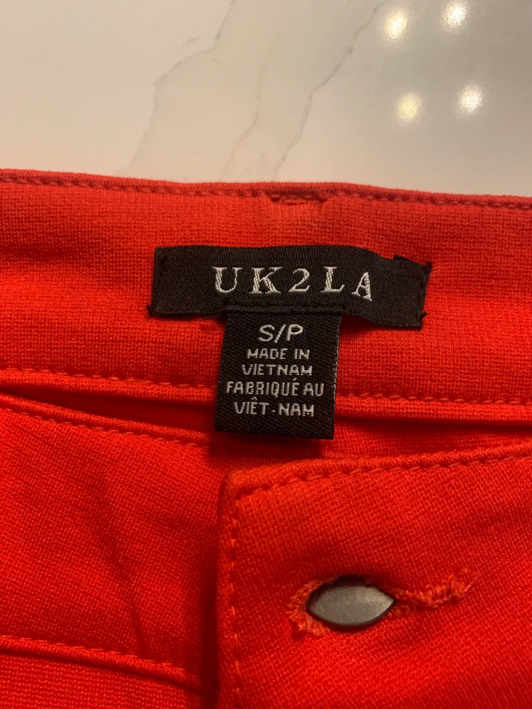 UK2LA Red Pants Size S/P image indicator(2)