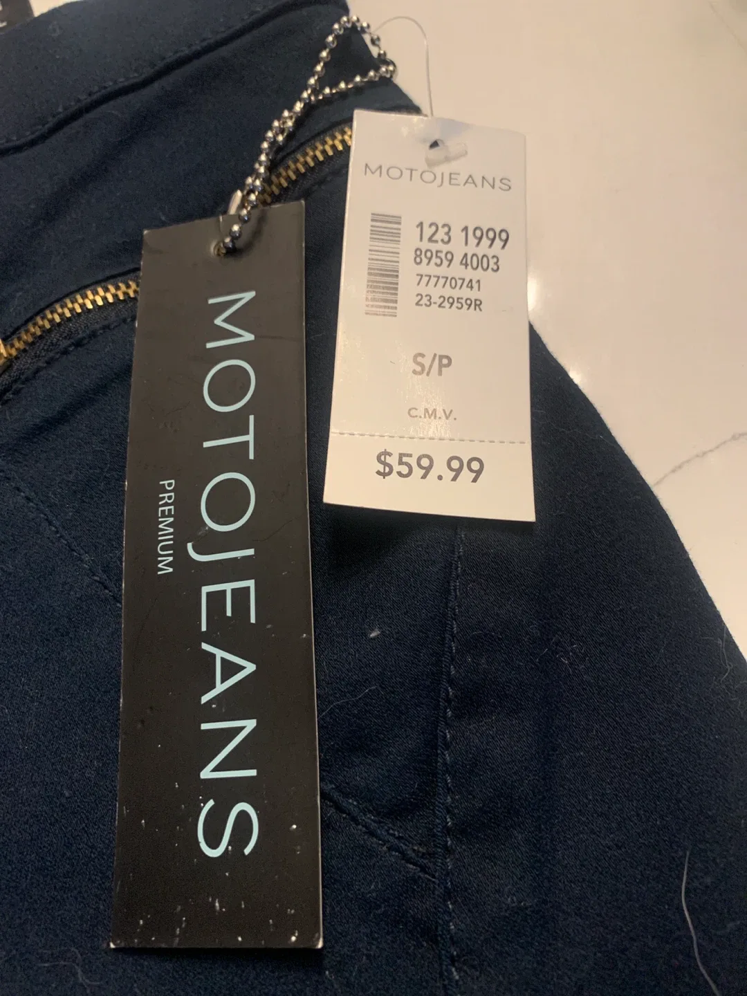 Moto Jeans Premium, Size S/P, Dark Blue image indicator(2)