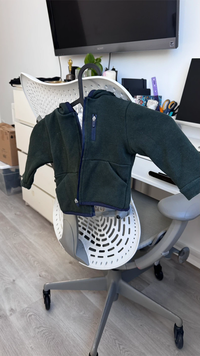 Jacadi Paris Baby Zip-Up Hoodie - Size 12M - photo 2