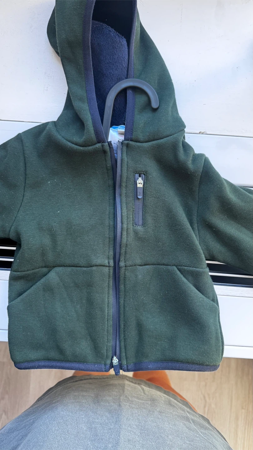 Jacadi Paris Baby Zip-Up Hoodie - Size 12M