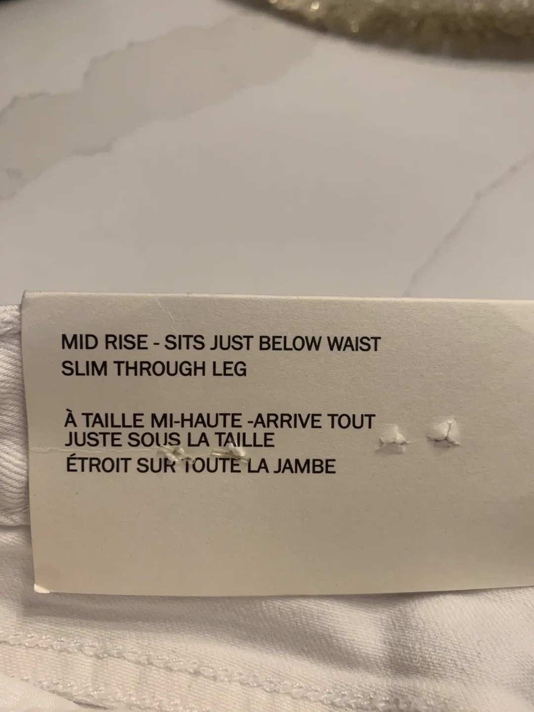 Joe Fresh White Jeans - Size 25 - New with Tags image indicator(4)