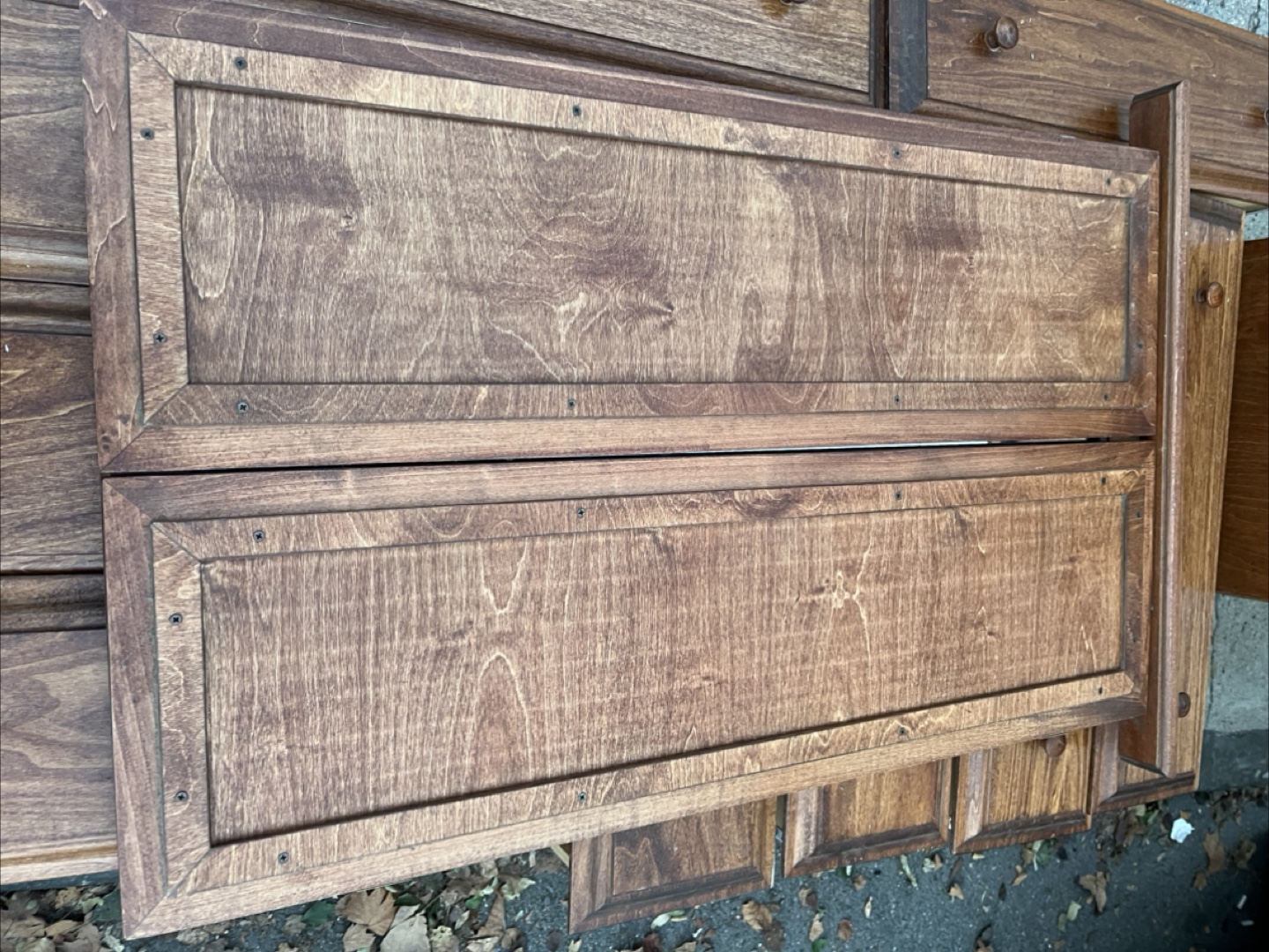 Wood Vanity with Mirror - photo 2