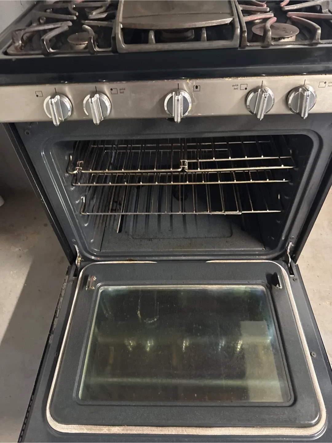 Gas cooking stove image indicator(2)