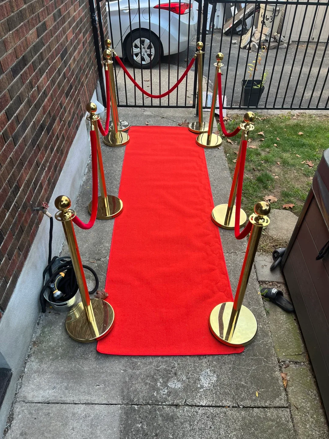 For rent Red Carpet with Gold Stanchions image indicator(3)