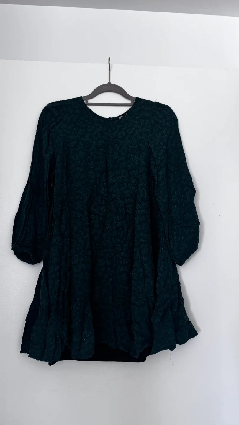 Zara Green Dress Size XS image indicator(2)