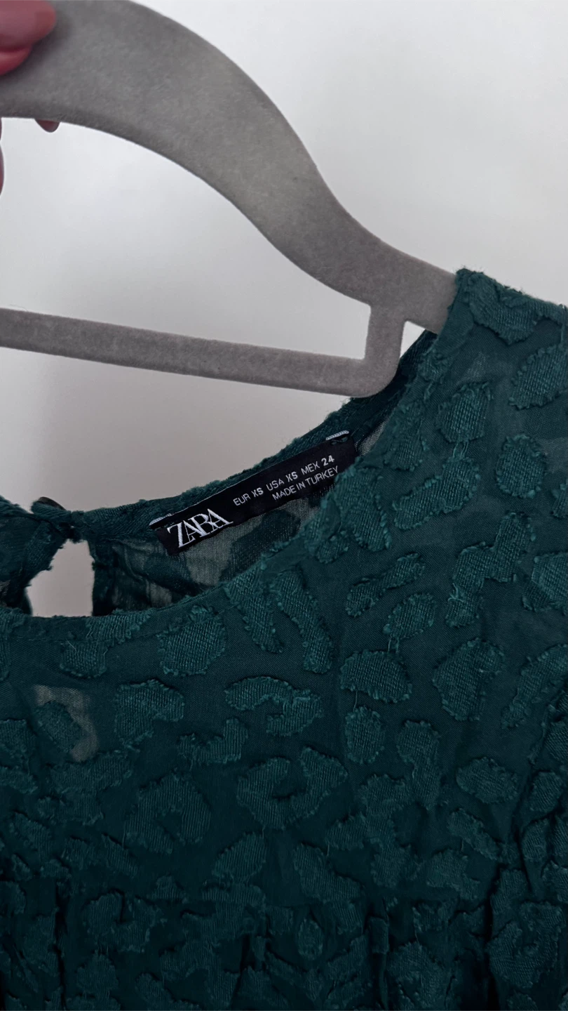 Zara Green Dress Size XS - photo 5