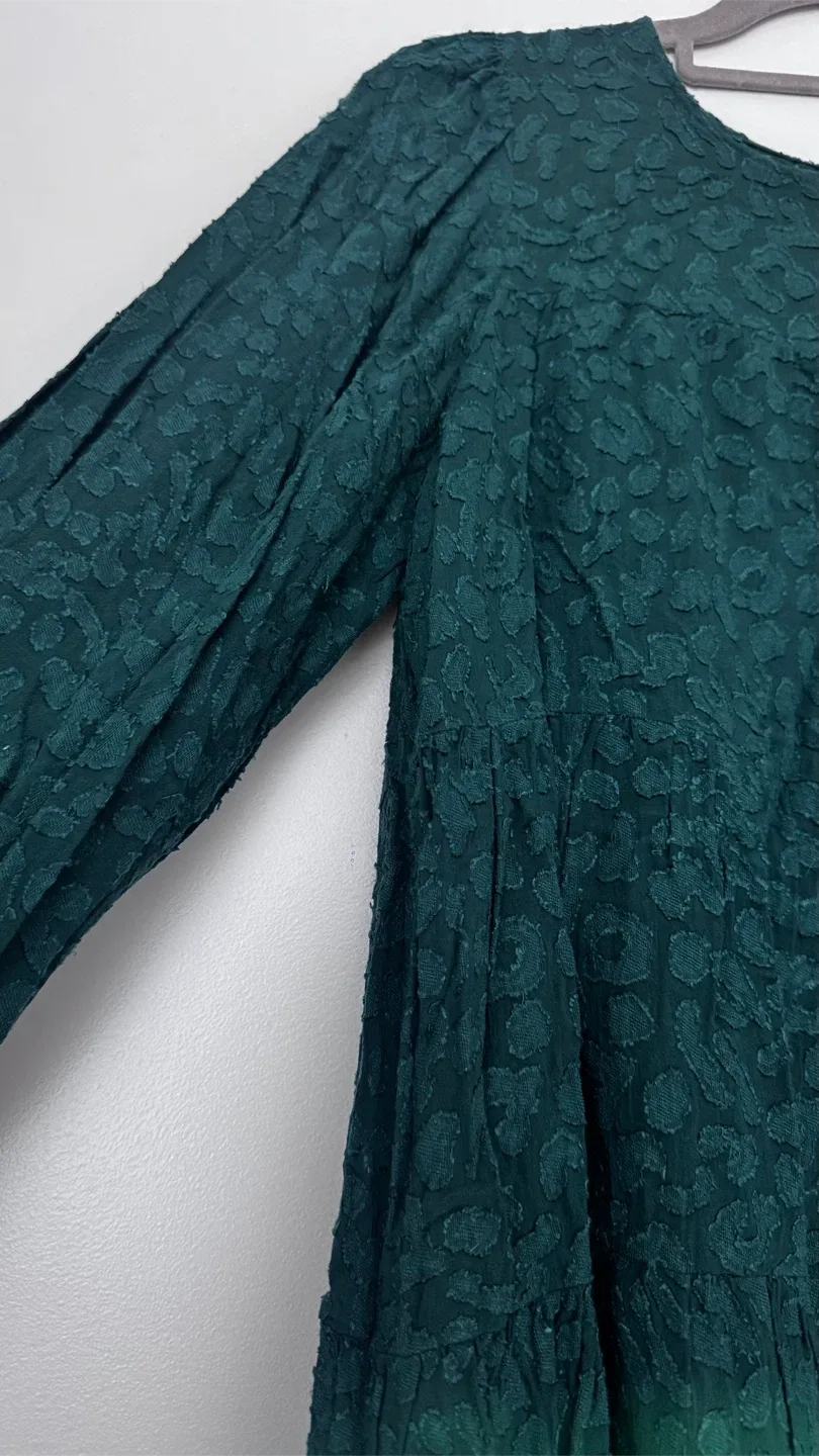 Zara Green Dress Size XS image indicator(4)