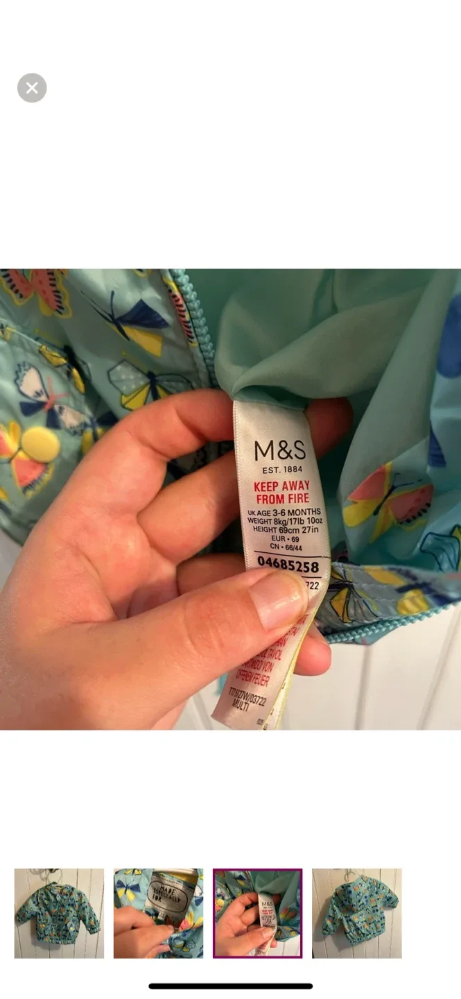 M&S Baby Jacket (3-6 Months) image indicator(3)