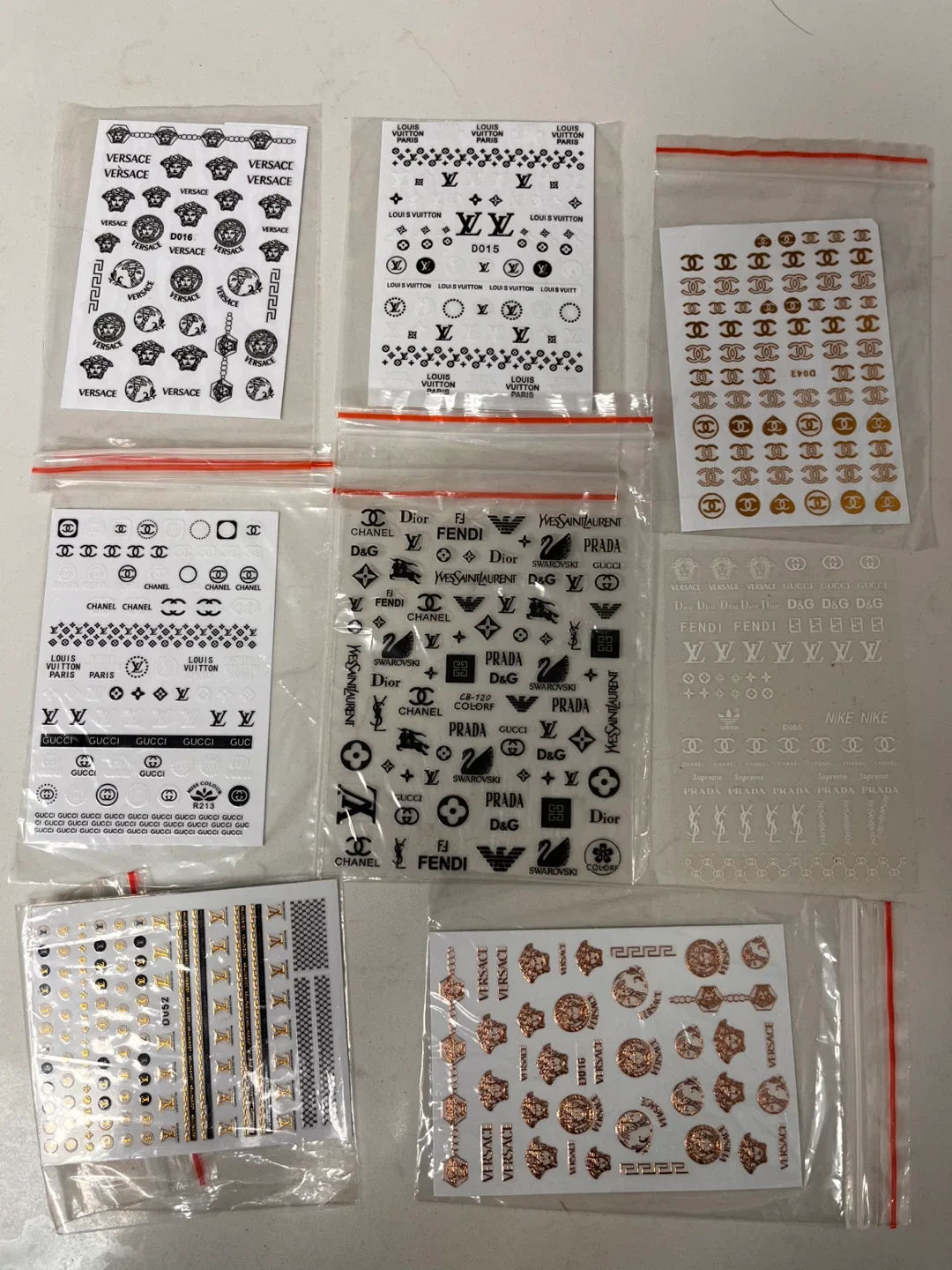 Designer Nail Art Stickers thumbnail