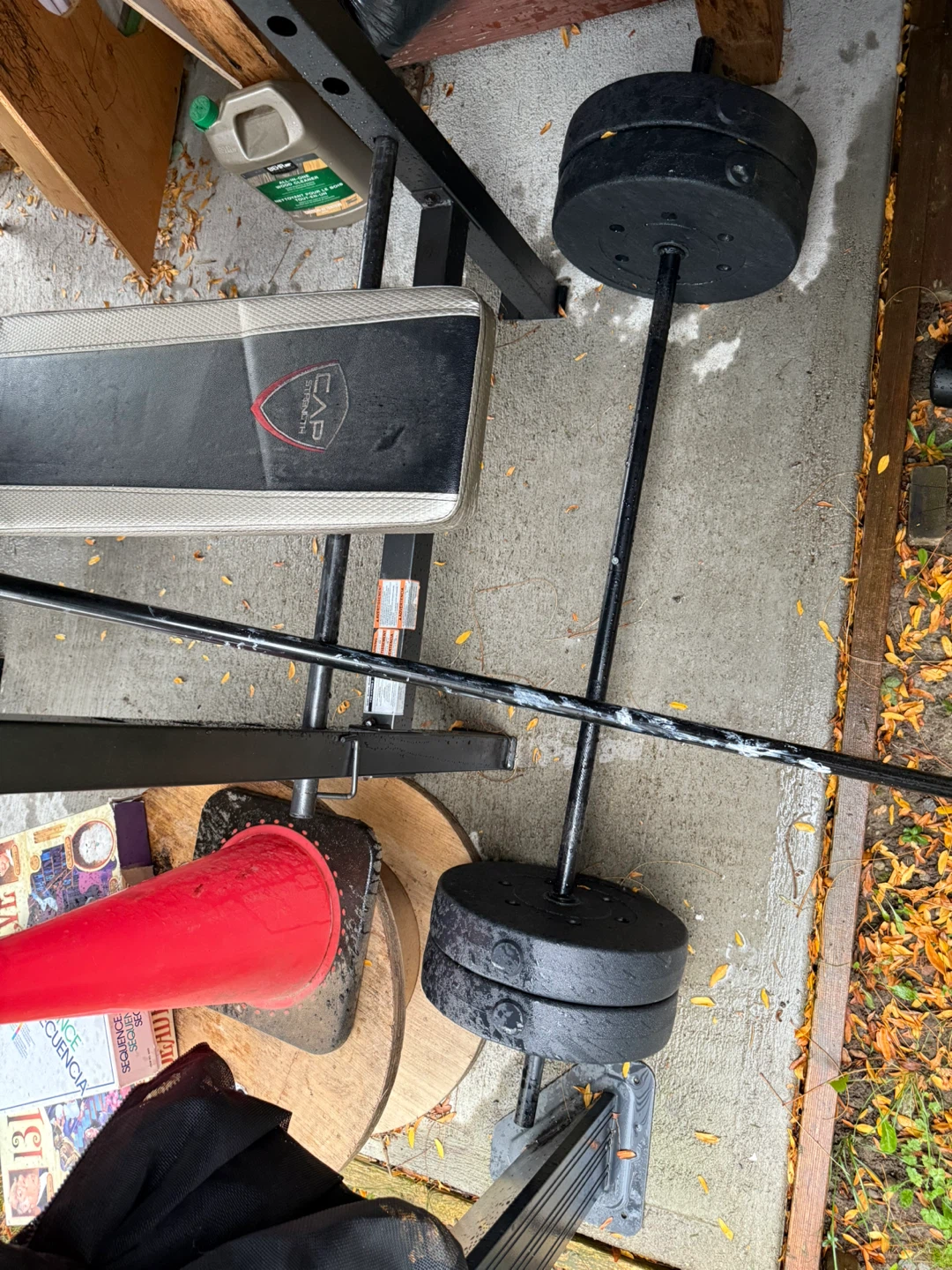 Weight Bench and 100 pounds weights - photo 3
