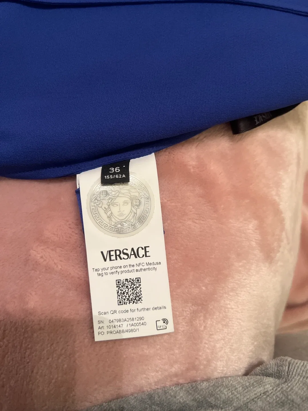 Versace Blue Skirt image indicator(6)