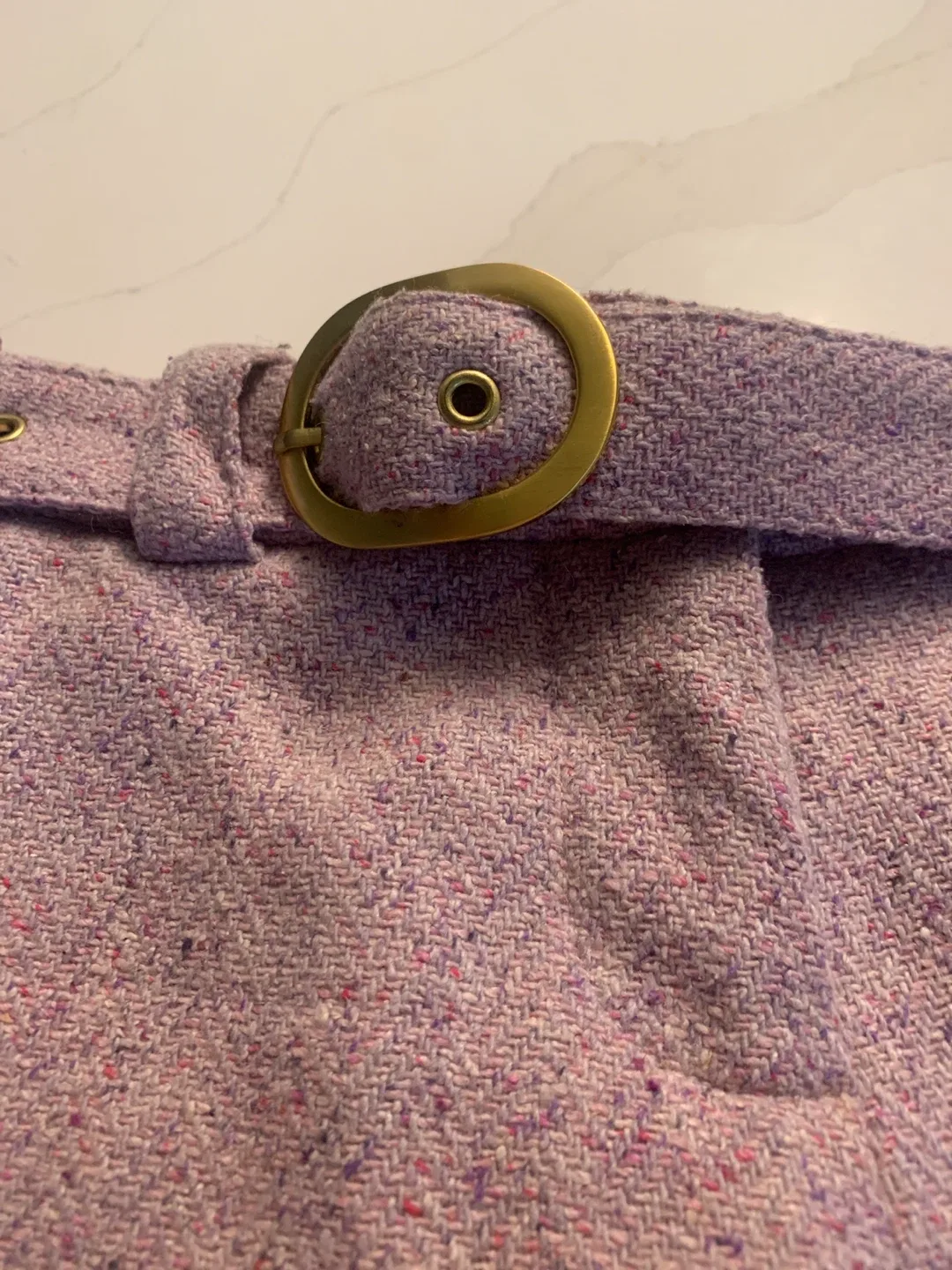 Marciano Lilac Wool Blend Shorts - Size 2 image indicator(2)