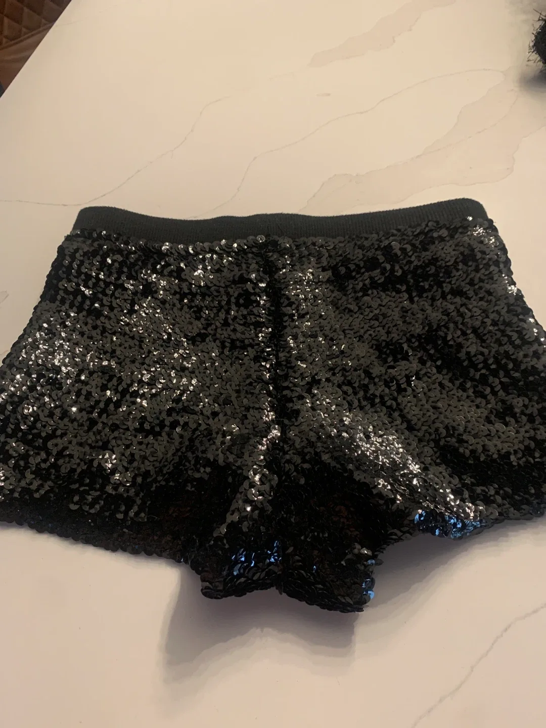 XXI Black Sequin Shorts - Size XS image indicator(3)