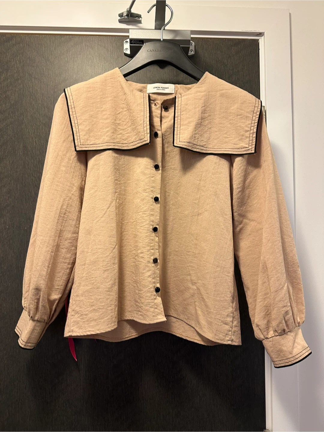 Lemon Powder Beige Blouse