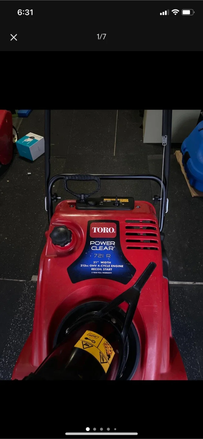 Toro Power Clear 721 R-C Snow Blower image indicator(2)
