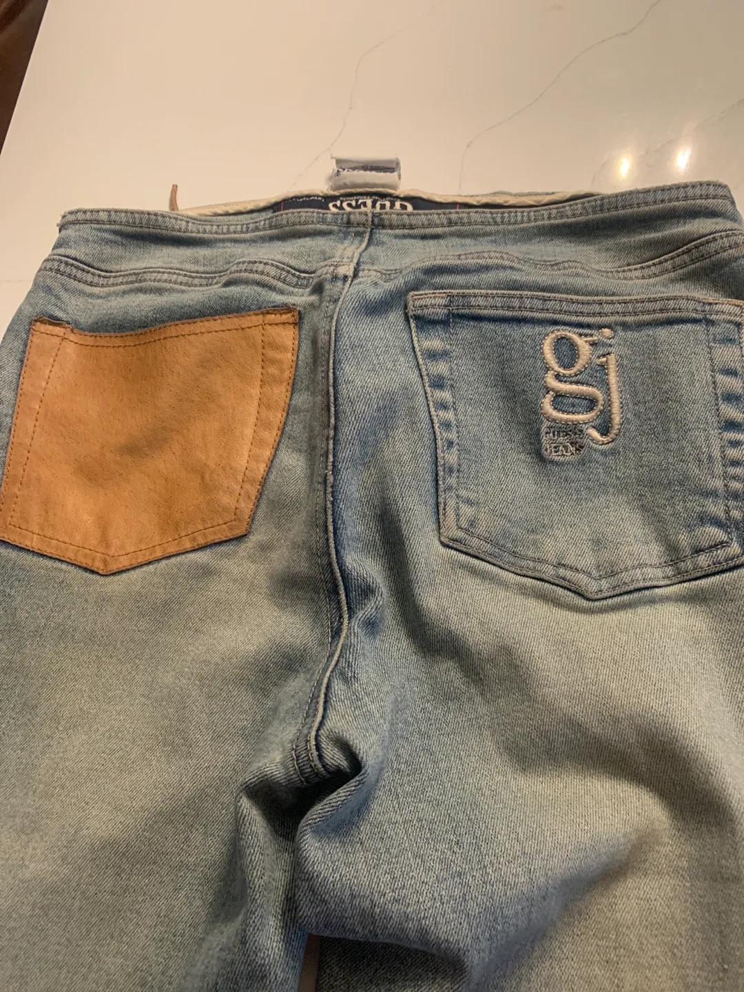 Guess Lace-Up Flare Jeans - Size 24 image indicator(6)