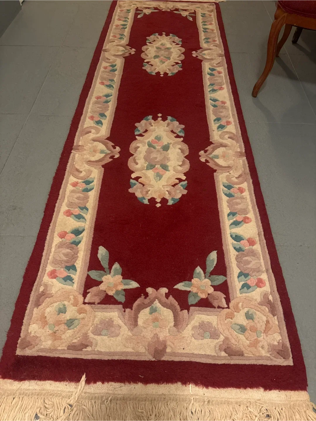 Oriental Hand Knotted Vintage Floral Accent Rug image indicator(4)