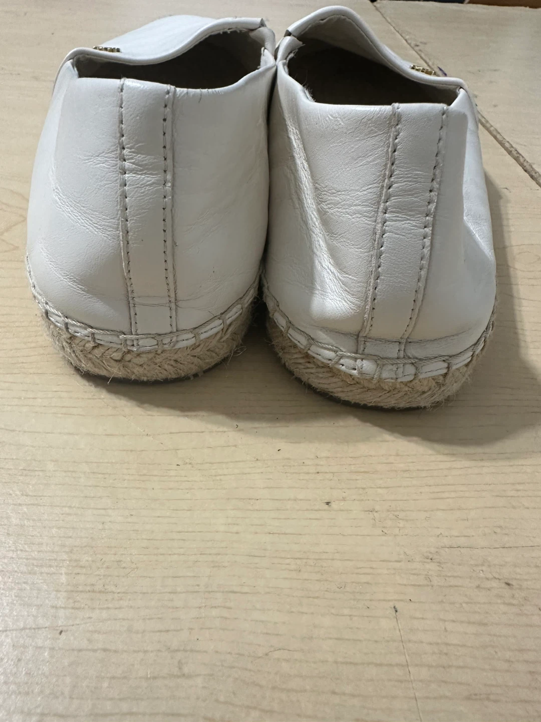 Michael Kors White Leather Espadrille Slip-Ons - photo 3