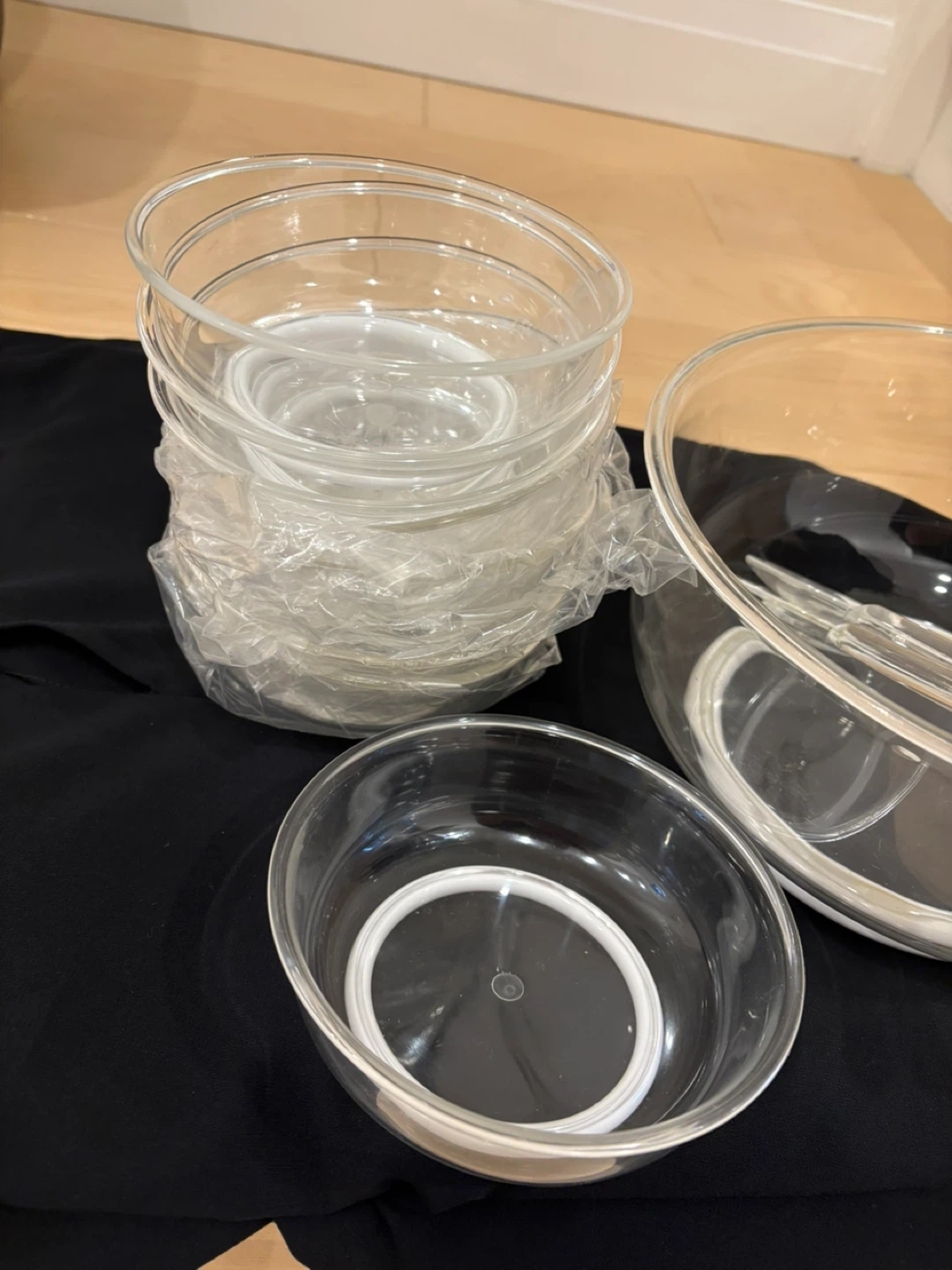 10 pc thick durable plastic salad serving set - photo 2