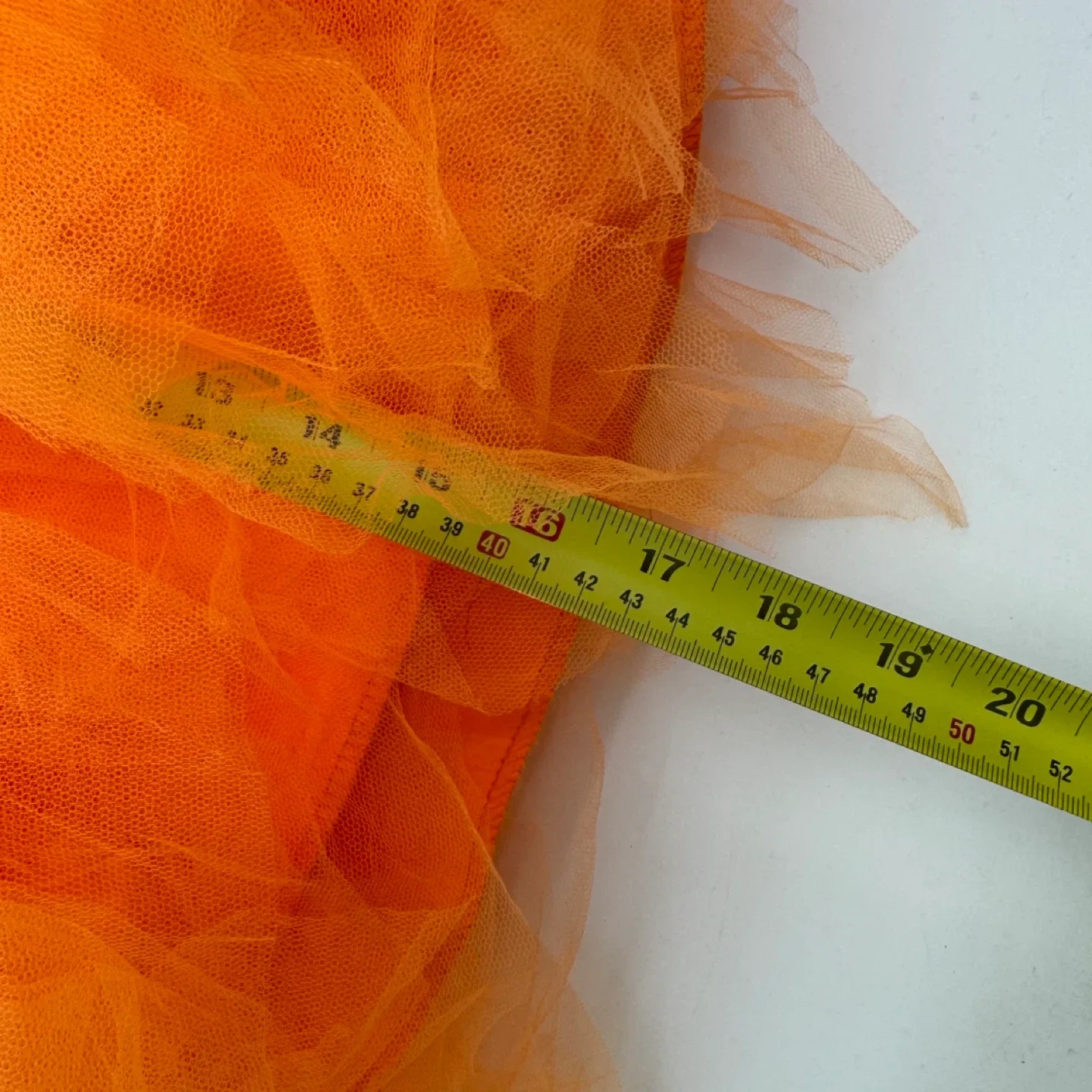 Orange Tulle Tutu Skirt - New Without Tag (Halloween Costume) image indicator(3)