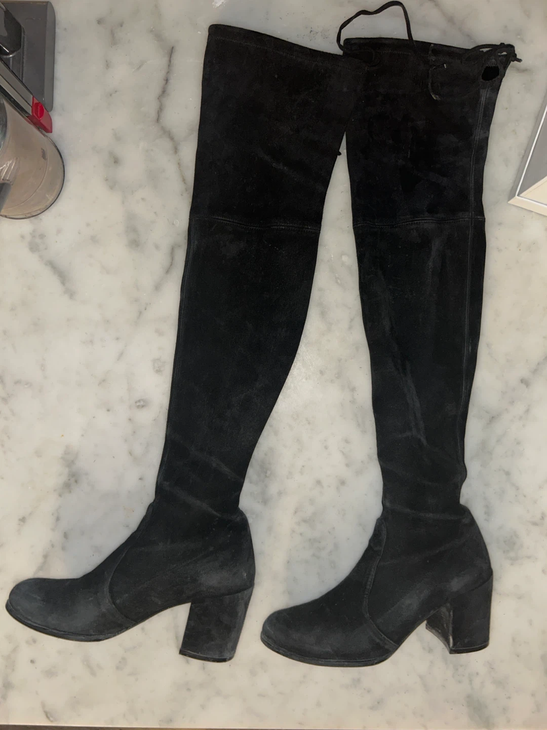 Stuart Weitzman Over-the-Knee Suede Boots - photo 3