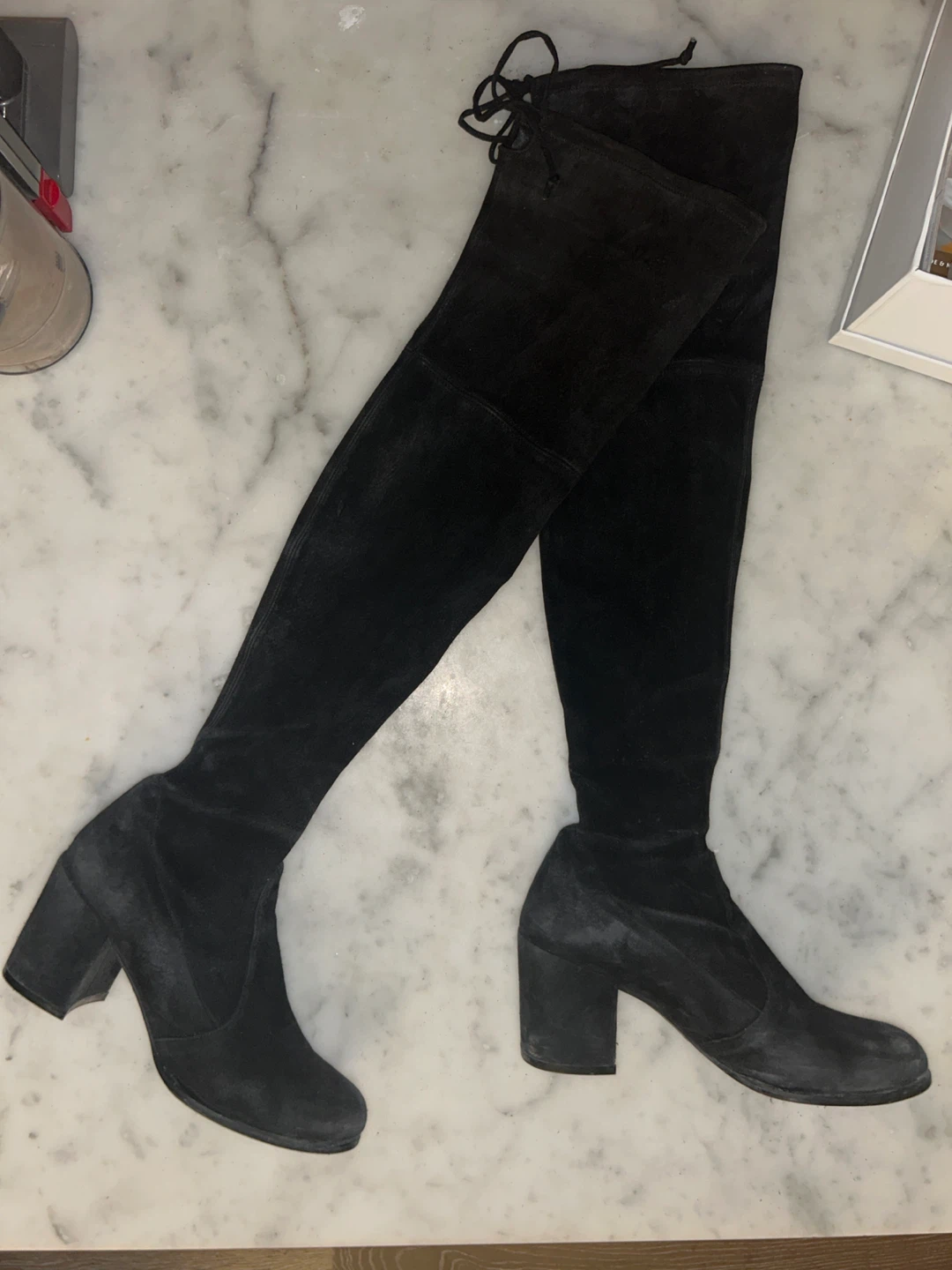Stuart Weitzman Over-the-Knee Suede Boots - photo 2