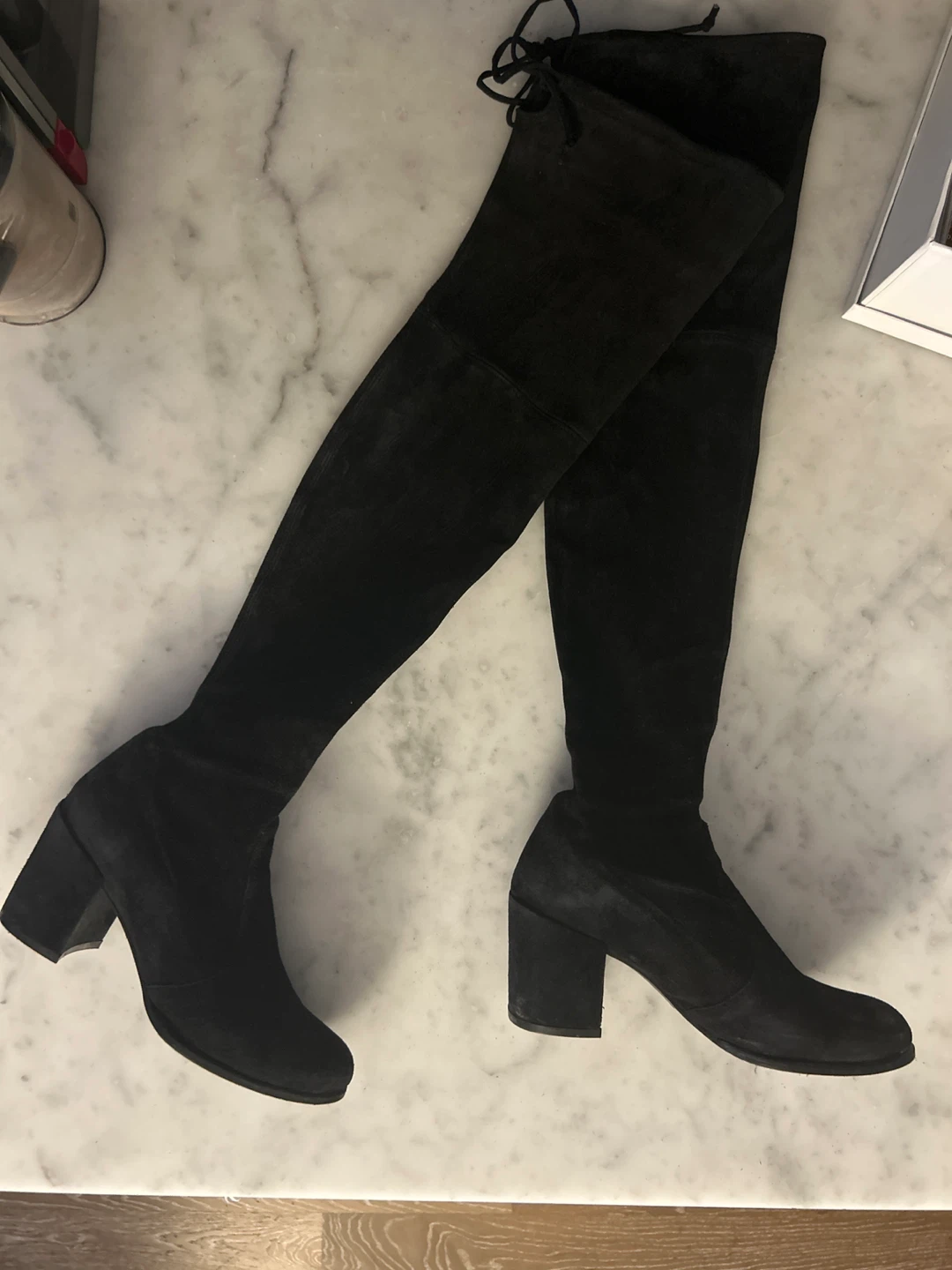 Stuart Weitzman Over-the-Knee Suede Boots