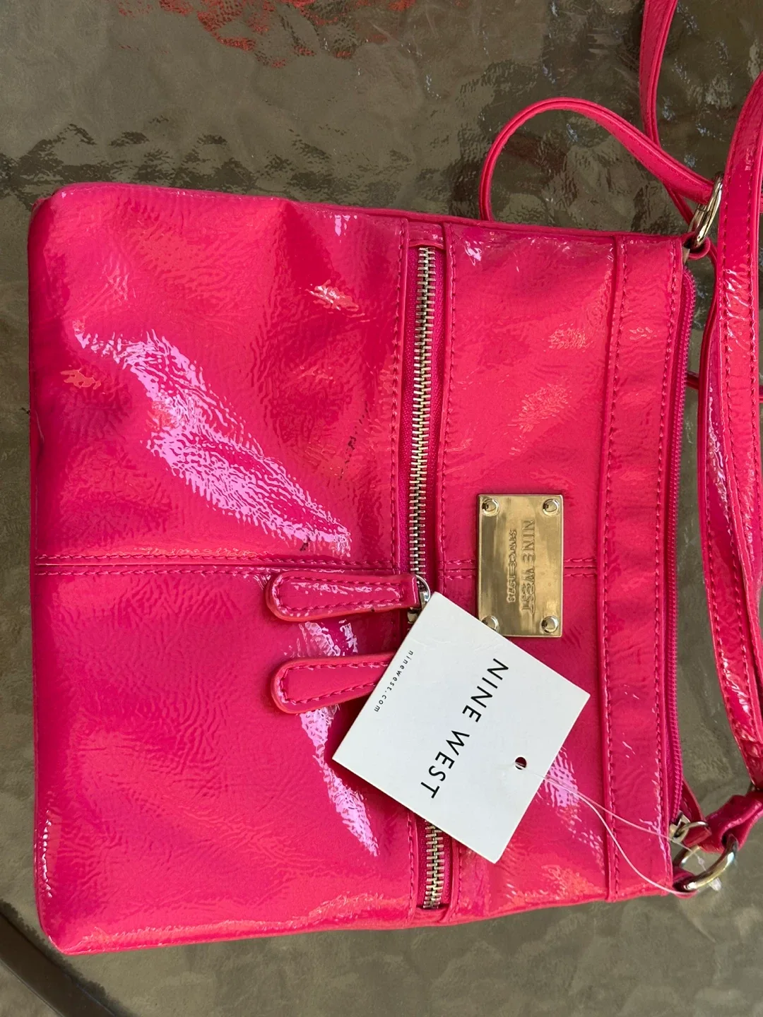 Nine West Pink Crossbody Bag - New with Tags! image indicator(3)