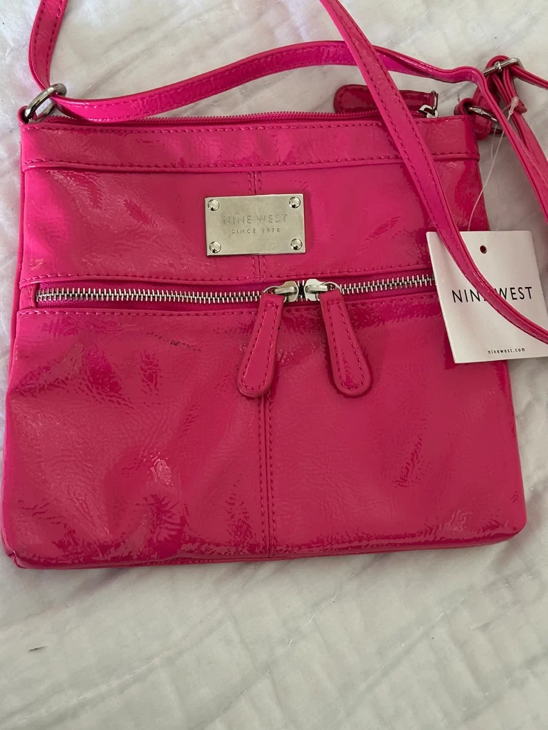 Nine West Pink Crossbody Bag - New with Tags! image indicator(7)